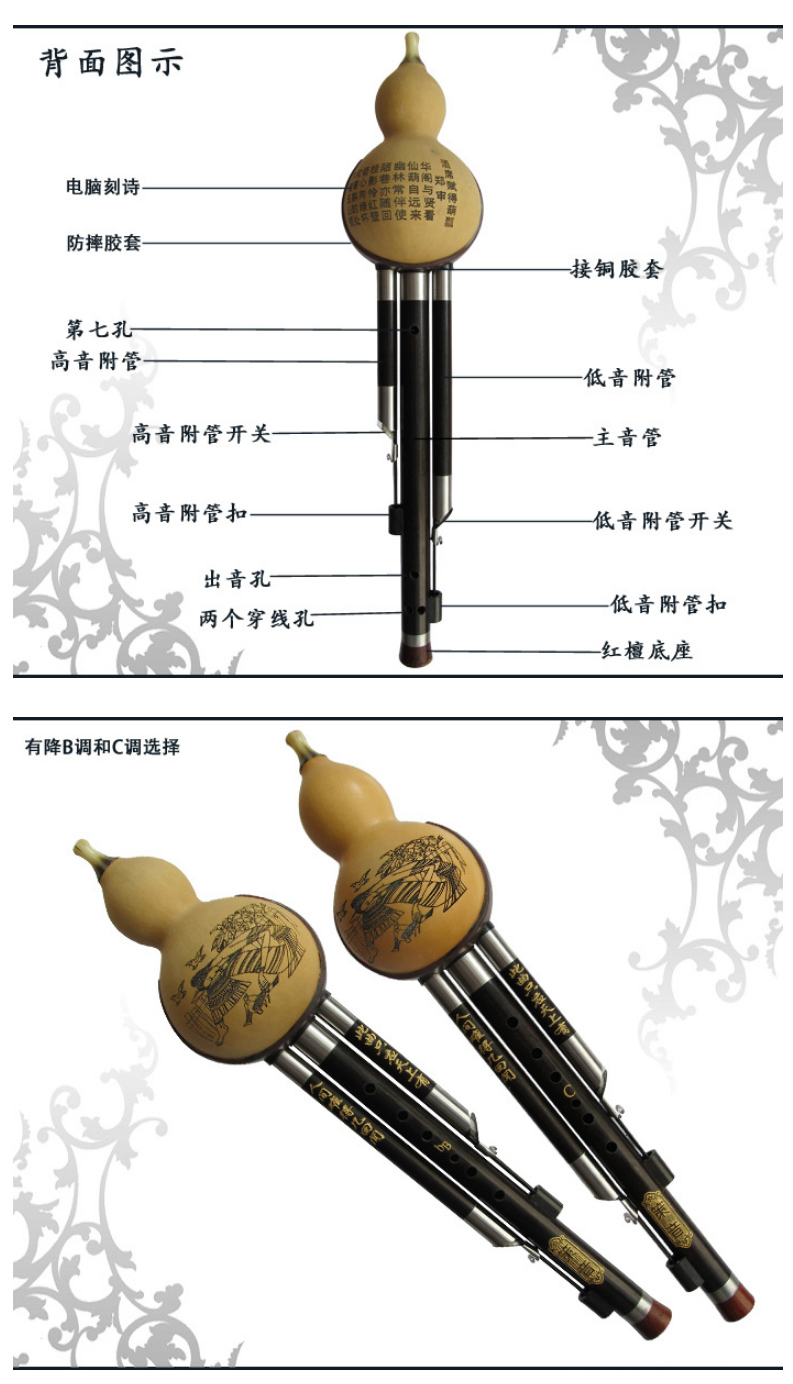 策音 葫芦丝 降b调