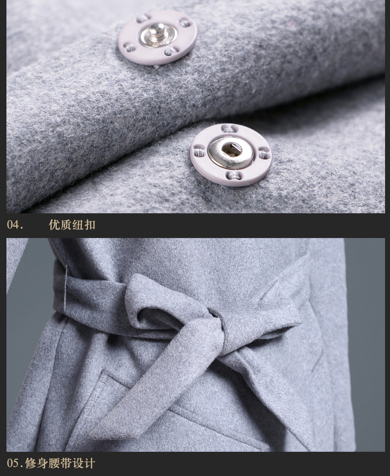 Van Gogh embroidered new products for autumn and winter 2015 Korean Sau San Mock-neck women with fine Foutune of gross female 1644 gray coat? L picture, prices, brand platters! The elections are supplied in the national character of distribution, so action, buy now enjoy more preferential! As soon as possible.