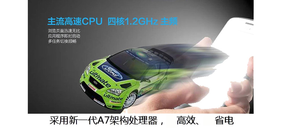 中兴 Q701C 天翼电信3G（4G ROM）手机 白色
