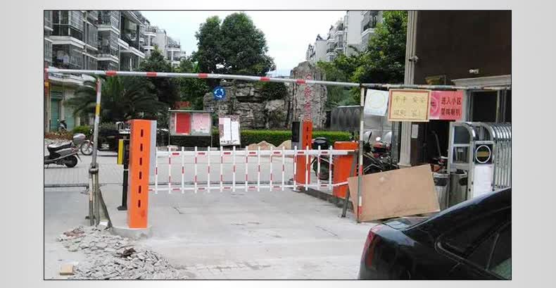携进停车场道闸车牌识别系统小区栅栏道闸机 栅栏道闸