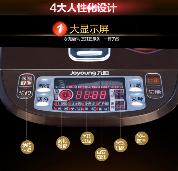 Joyoung/九阳 JYF-40FS65电饭煲智能迷你电饭煲