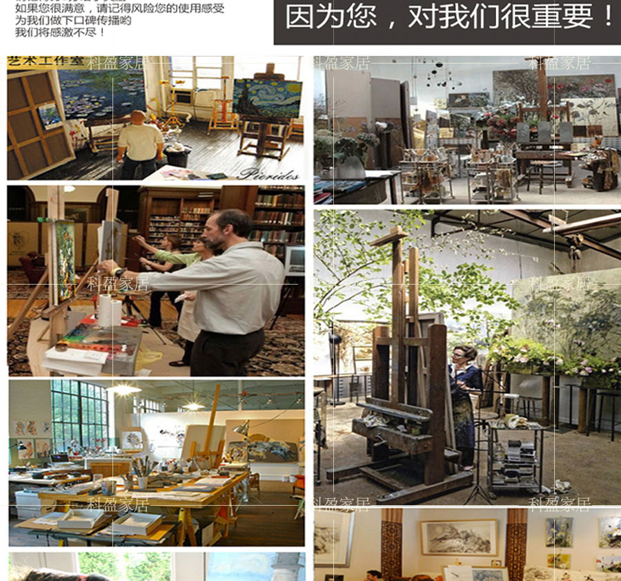 原始原素 美式纯手绘油画家居装饰画玄关风景《天鹅湖》欧式美画 高品质美式 田园风格 华角花框 欧标 70*80 带框尺寸