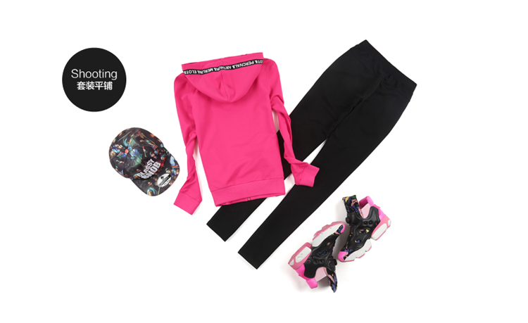 自由呼吸 春季运动服女休闲套装卫衣女宽松套