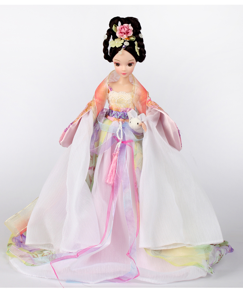 娃娃玩具 卡通娃娃 芭比(barbie) 可儿娃娃 古装衣服套装礼盒玩具限量