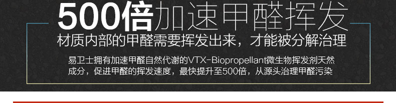 
                                        易卫士 德国进口除甲醛清除剂 去除甲醛喷剂 新房室内装修净化空气家具除味 一套(1瓶喷雾+4支雾化剂)                