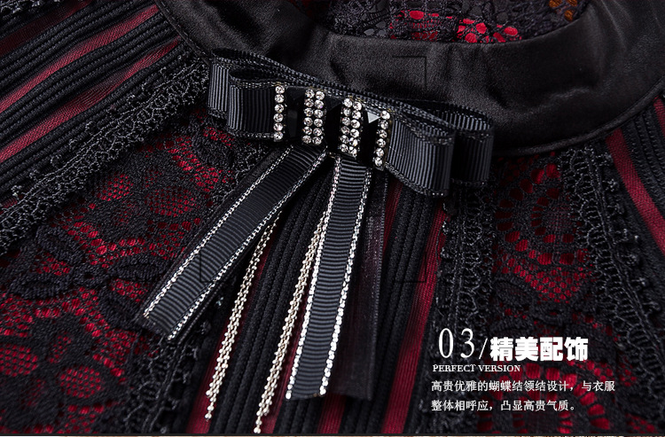 雪舟绮  2015秋冬新款女装雪纺衫大码上衣加绒加厚蕾丝衫女长袖打底衫A8806 黑色 M