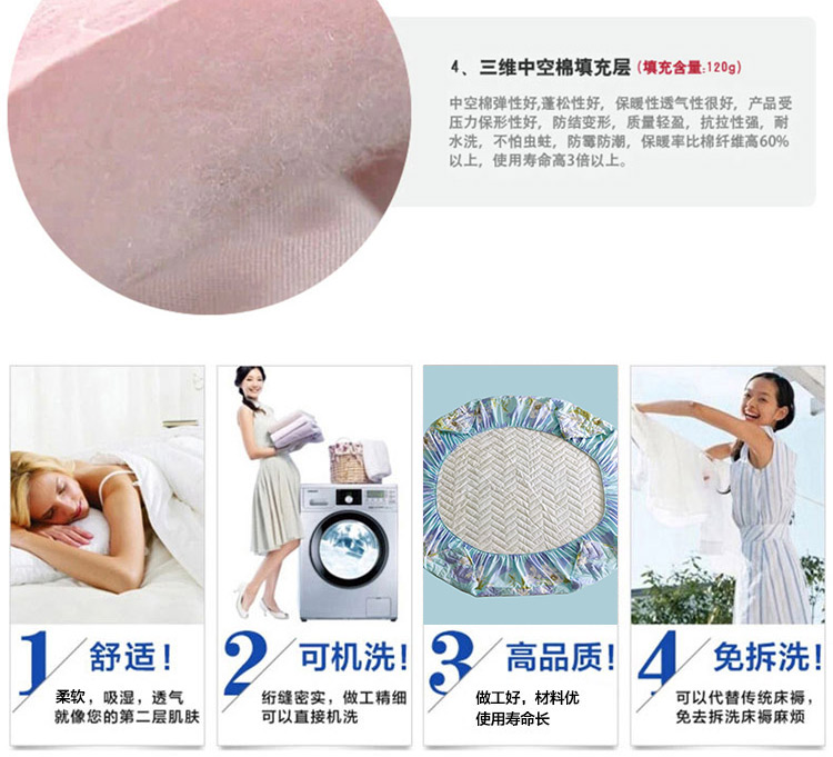 
                                        【京东快递】摩亚 床笠双人床1.5米/1.8米可水洗防滑床垫床套席梦思 群芳争艳 180cm*200cm                