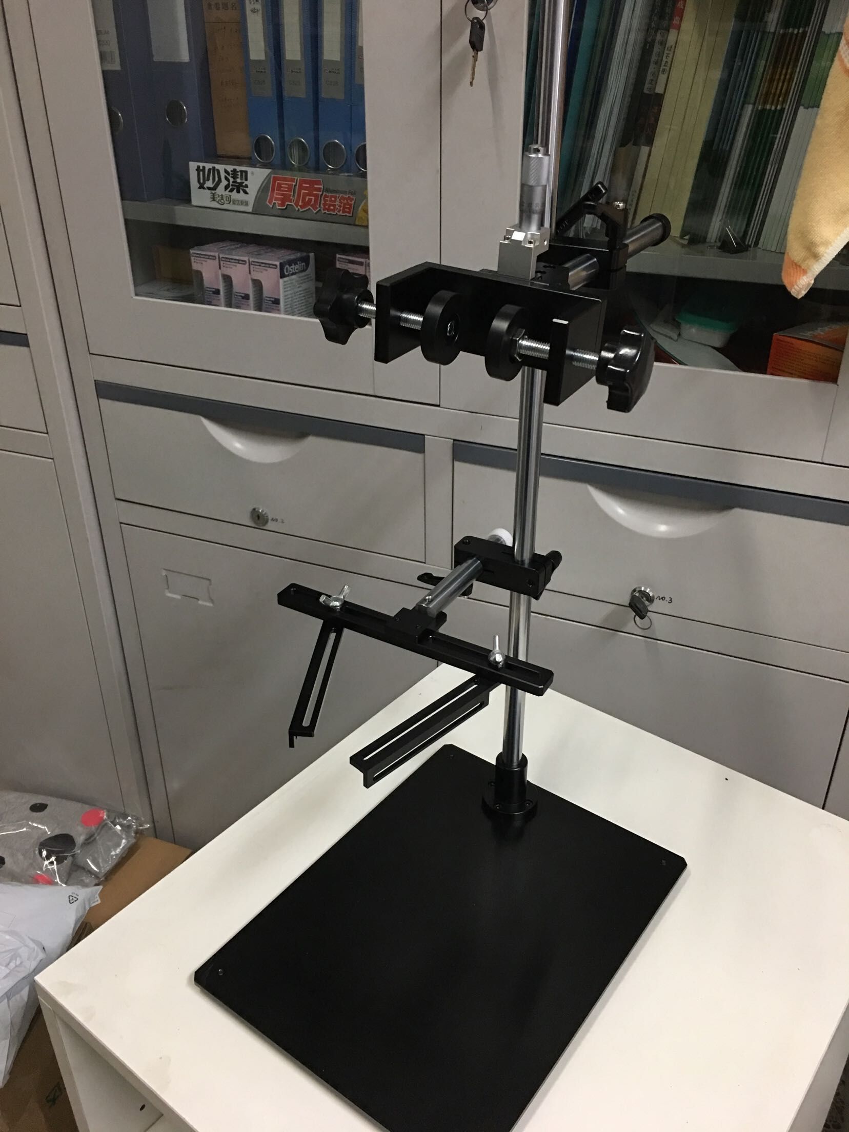 迪赛斯机器视觉实验架测试架实验台ccd测试支架工业相机架光源架标准