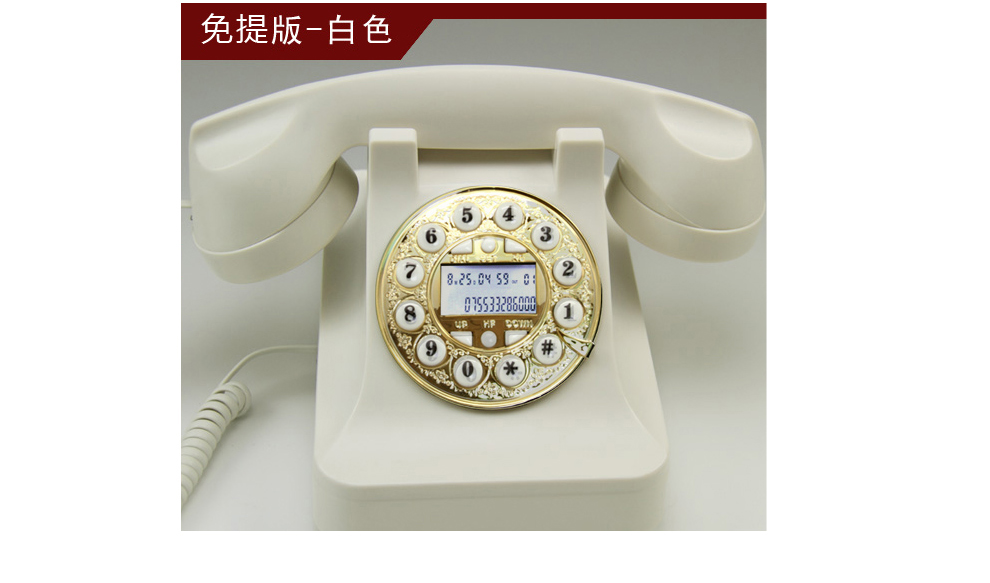 
                                        复古电话座机仿古电话机座机家用创意装饰摆件 CY-501A                