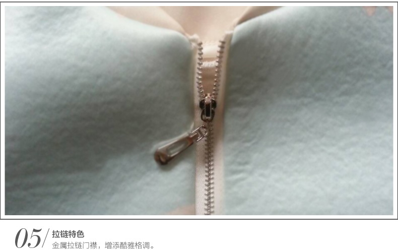 加厚太空棉外套女秋冬短款棒球服女2015韩版小香风短外套女开衫潮 白色 新 M