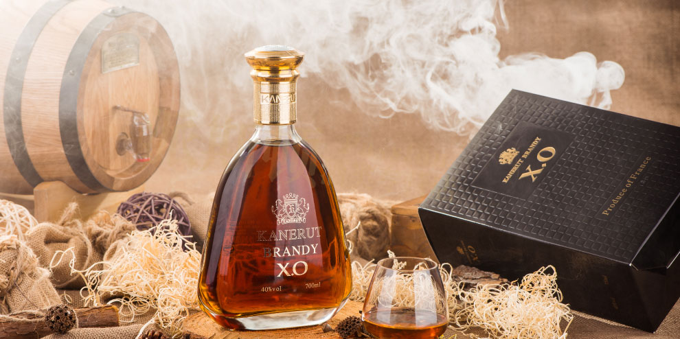 洋酒xo 法国派斯顿 卡尔威金樽xo白兰地礼盒700ml 法国烈酒