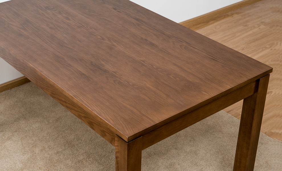 爱家佳 实木餐桌 北欧式餐桌 简约现代纯实木饭桌子 木桌子长方形 qh