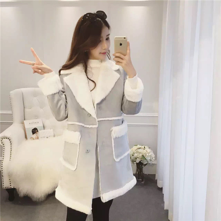 Elizabeth Bessie 2015 winter, Korean fashion sense of skin-stitching is designed to comply with gross jacket White M? Picture, prices, brand platters! The elections are supplied in the national character of distribution, so action, buy now enjoy more preferential! As soon as possible.