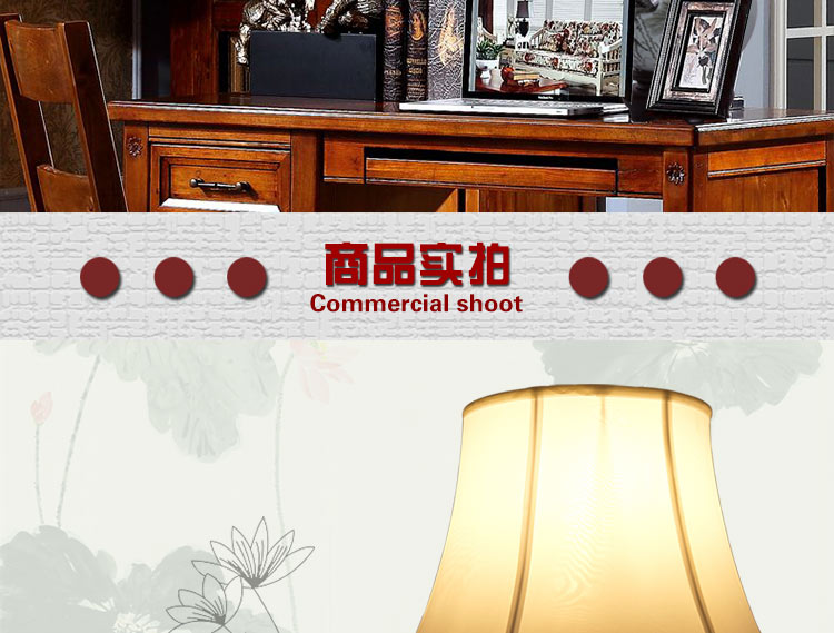 比月中式客厅卧室装饰灯床头灯婚庆台灯景德镇现代创意复古陶瓷台灯3567