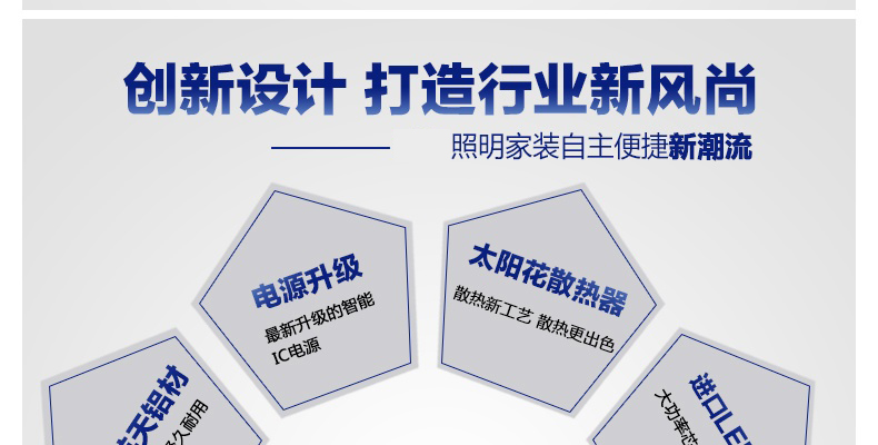 亮昀美LYM LED射灯天花灯 SD001 暖白光