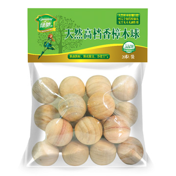 绿驰 20大粒特惠装天然香樟木球樟木条替代樟脑丸 衣柜除味驱虫防霉防蛀片防潮块（限量）