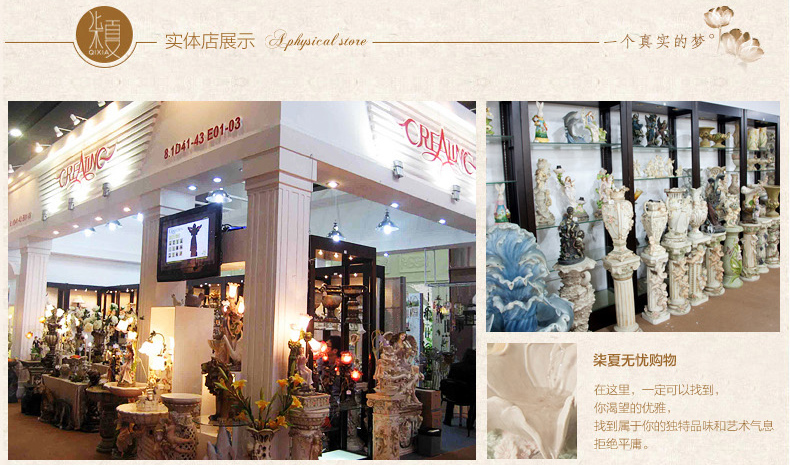
                                                            柒夏 家居装饰品客厅假山流水喷泉摆件工艺品招财寓意开业礼品 A款荷叶+罗马柱+雾化(总高度133cm)                