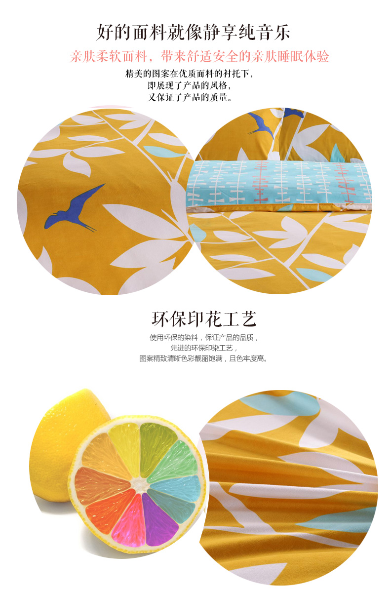 【京东特卖】拓希(Hope)家纺 冬季舒适四件套  保暖床上用品 香菲影 1.8米(6英尺)床