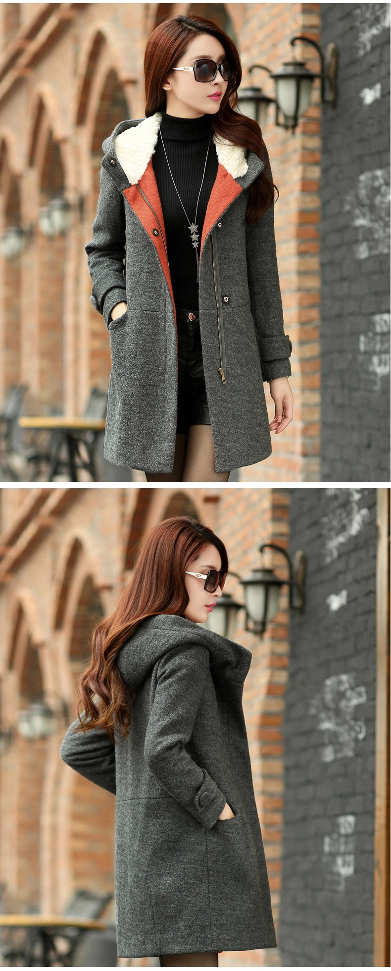 Cabinet-Gye-coats autumn 2015)? the new Korean women in the thick of gross?? jacket coat female autumn and winter D2 carbon L picture, prices, brand platters! The elections are supplied in the national character of distribution, so action, buy now enjoy more preferential! As soon as possible.