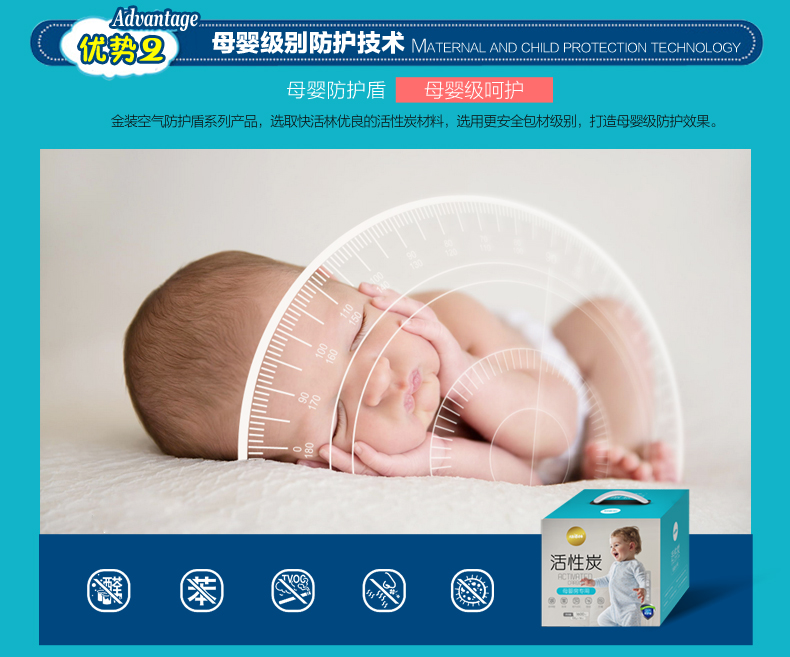 
                                        
                                                                                快活林 母婴急入住活性炭除甲醛 装修新房除味活性竹炭包家用 1600g母婴炭防护盾碳包                