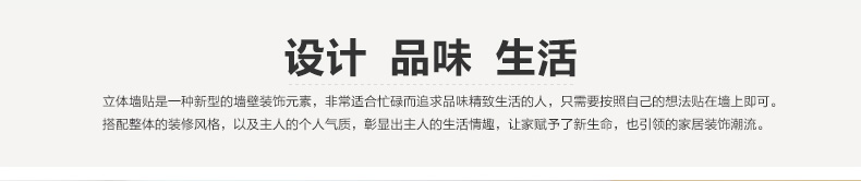 积累小家天气&心情墙贴立体可移除客厅墙壁贴儿童装饰墙壁贴电视背景墙贴 白色一套23片
