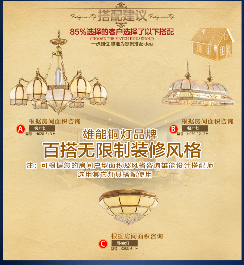 雄能全铜欧式壁灯 床头灯卧室 走廊壁灯 客厅阳台灯具灯饰 蒂凡尼玻璃灯 B028-1