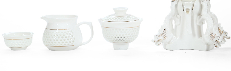 茶具自流水半自动陶瓷功夫茶具套装茶道工艺 1猴年吉祥
