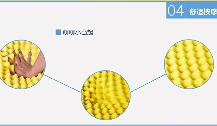 
                                        C.Life 怡眠【一件定制】零压力高密度太空记忆棉床垫子 慢回弹记忆榻榻米床垫单双人飘窗 水立方- 6厘米薄垫 1.5米*2.0米                