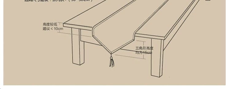 
                                        yongtongsilk 欧式桌旗现代简约餐桌布柜子盖布 繁花似锦 黄色 31*210cm桌旗                