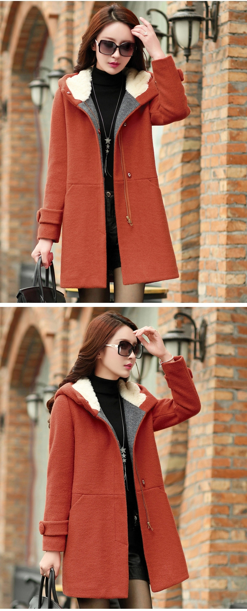 Cabinet-Gye-coats autumn 2015)? the new Korean women in the thick of gross?? jacket coat female autumn and winter D2 carbon L picture, prices, brand platters! The elections are supplied in the national character of distribution, so action, buy now enjoy more preferential! As soon as possible.