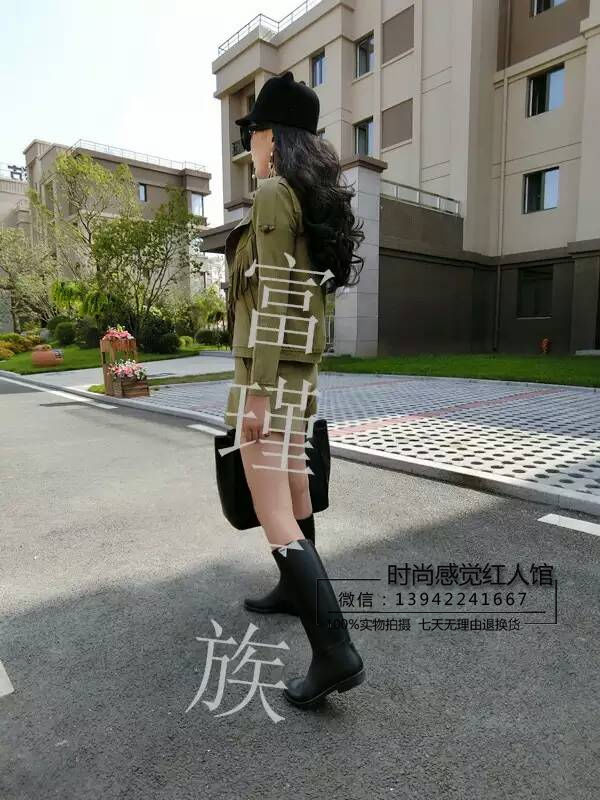 依兰娇媚2015秋冬季鹿皮绒流苏长袖外套夹克+短裤两件套套装女1862 粉红色 M