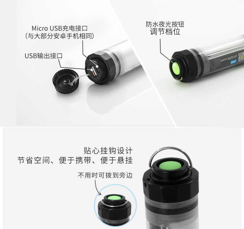 
                                                            优洋LED防水应急灯家用充电灯户外野营灯帐篷灯露营灯宿舍停电照明灯USB充电便携灯 Q7M                