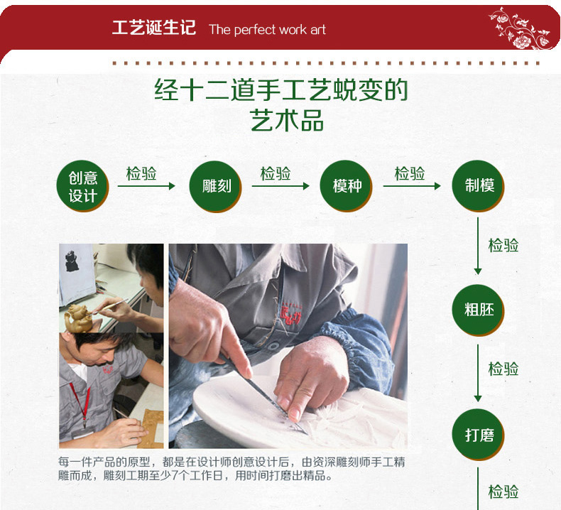 匠心坊装饰烟灰缸祥云纳福中式客厅复古摆件时尚个性新婚礼物