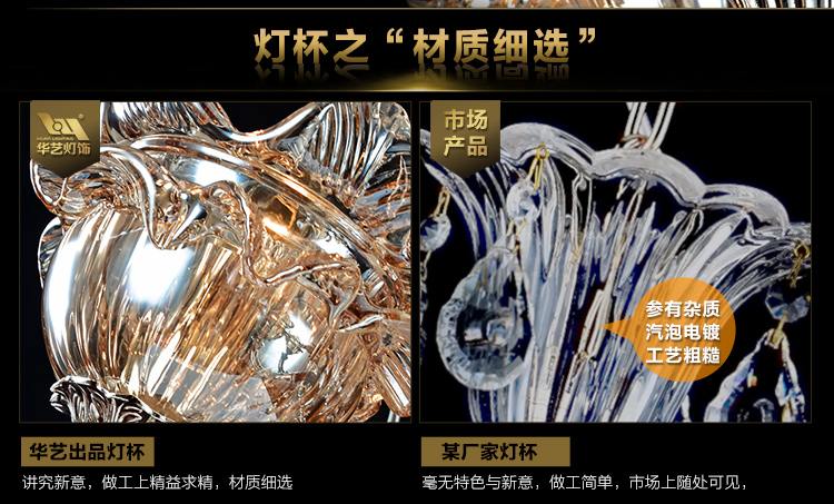 华艺灯饰 欧式奢华水晶灯 客厅卧室过道壁灯  DB39 1头 不含光源