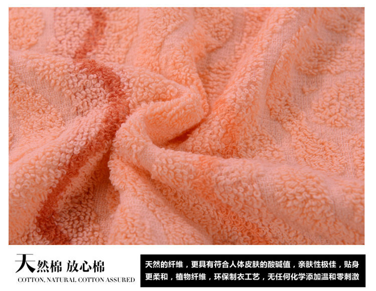亚娃家纺 柔舒爽小水纹纯棉毛巾被 毛巾毯 茶色 150*200cm