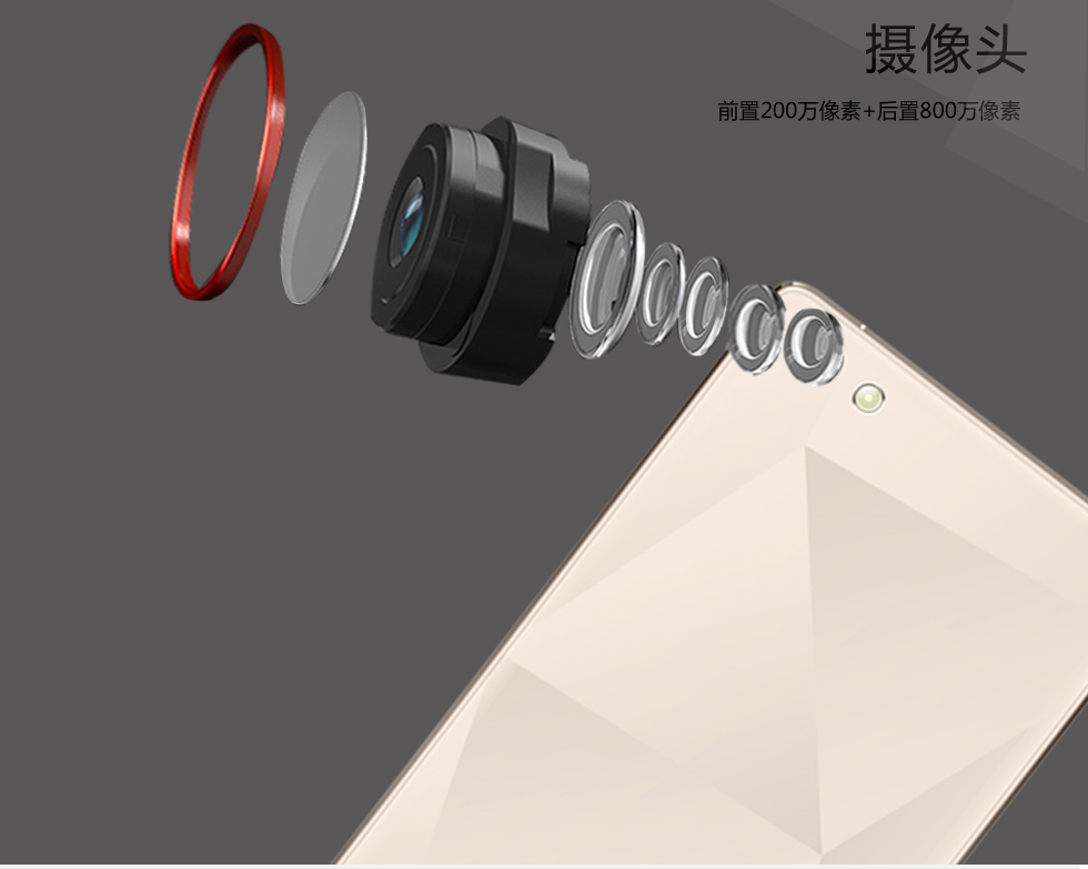 米莱（MILAI) M6 移动4G智能手机 双卡双待 文艺白色