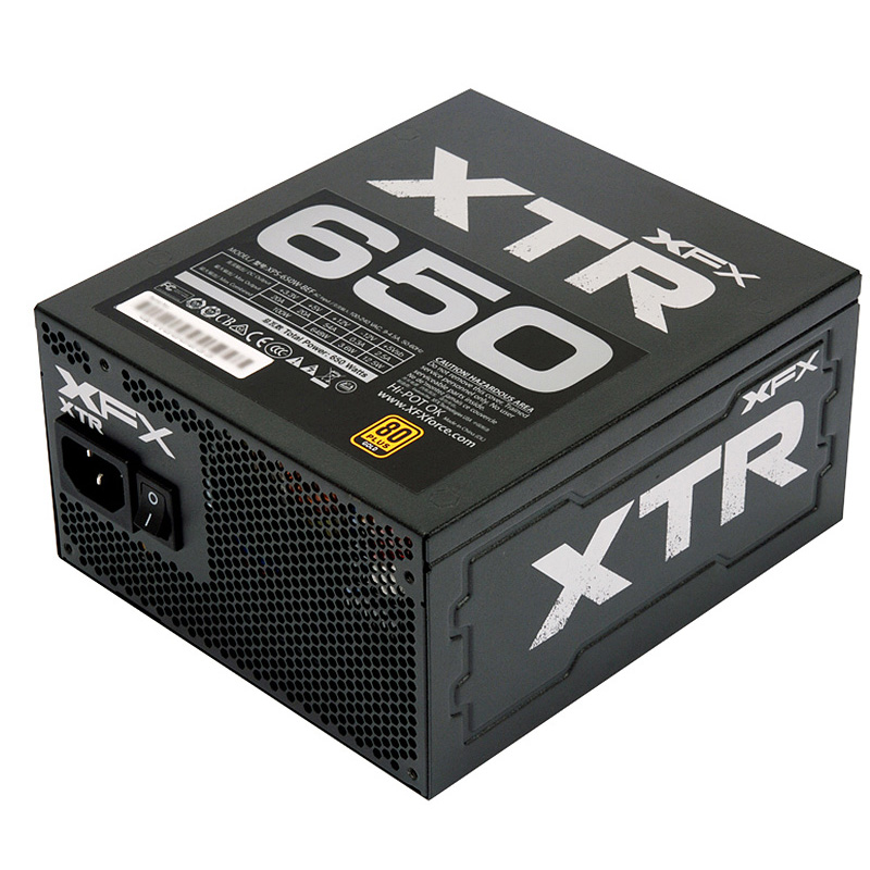 讯景（XFX）额定650W XTR650 电源 （80...
