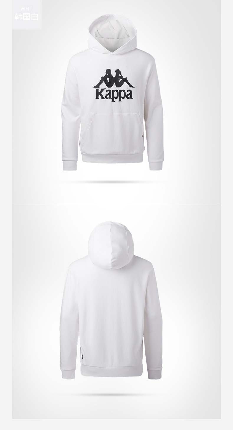 kappa卡帕 男款运动卫衣休闲套头帽衫长袖 服装 k0852mt03-012 k0852