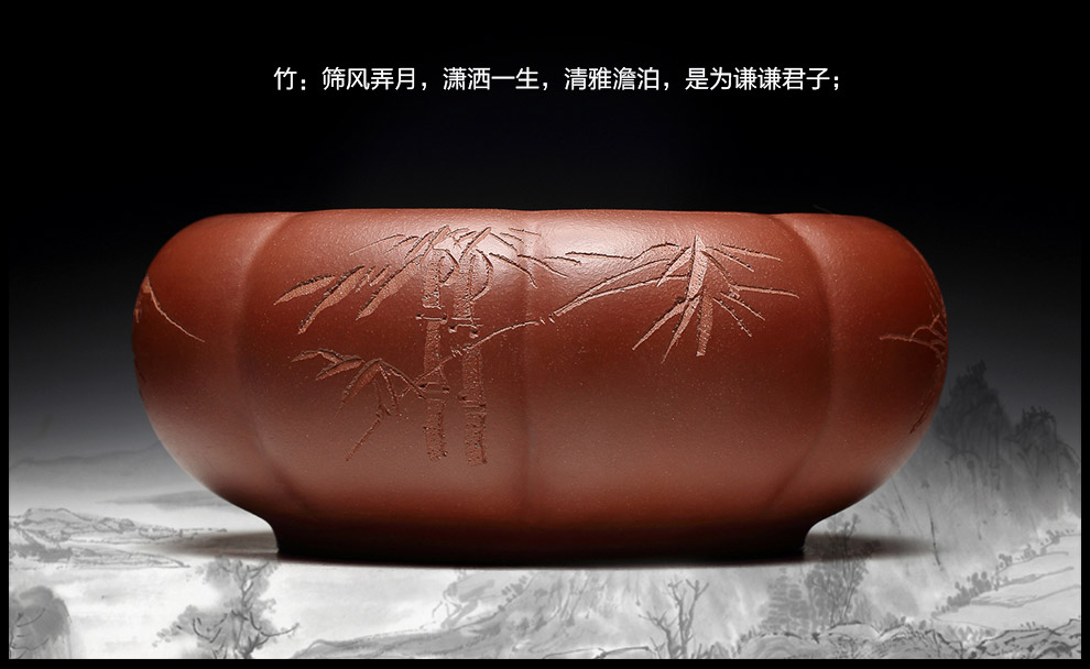 
                                                            尊壶 紫砂茶洗 大号水洗 笔洗洗茶缸水盂 茶具套装杯洗 功夫茶具配件 南瓜茶洗                