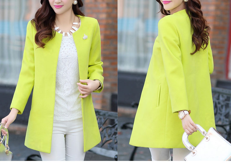 Korea Breeze 2015 early winter coats? New Gross Korean version of large numbers of women in the long winter coats)? female cardigan 129 yellow L picture, prices, brand platters! The elections are supplied in the national character of distribution, so action, buy now enjoy more preferential! As soon as possible.