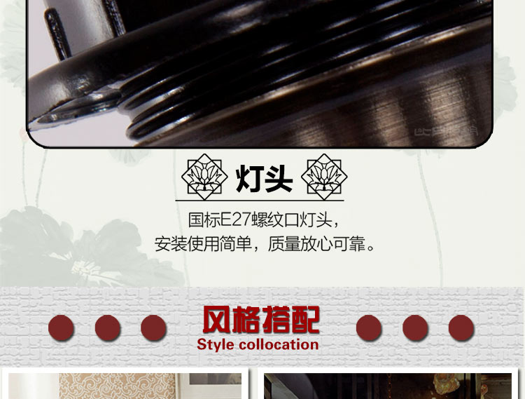 比月中式客厅卧室装饰灯床头灯婚庆台灯景德镇现代创意复古陶瓷台灯3567