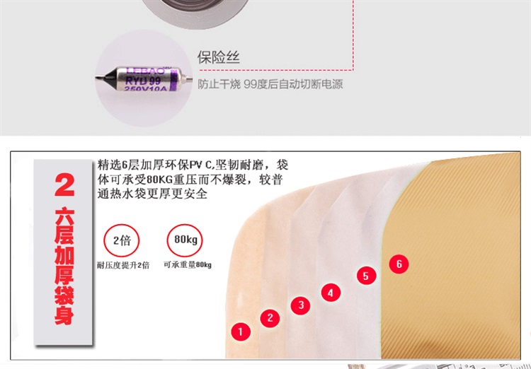 迪胜双插手充电热水袋防爆暖手宝抱枕暖水袋暖宝宝毛绒可拆洗 粉红猫头鹰