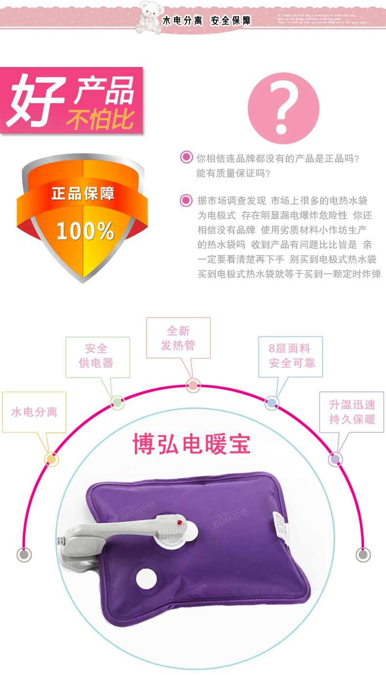 
                                        博弘防爆热水袋充电暖宝宝卡通暖手宝送女友老婆闺蜜生日礼品创意 燕尾熊单个价                