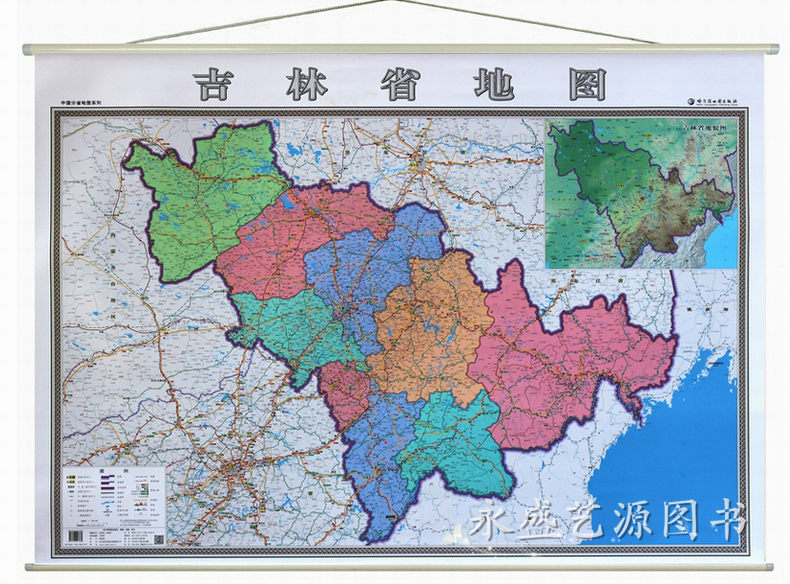 吉林省旅游地图全图展示图片