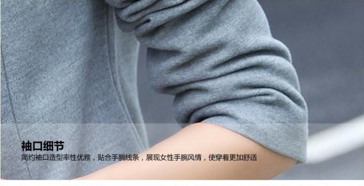 美丽帮派秋冬装新款韩版时尚修身中长款毛呢外套 868 粉色 M