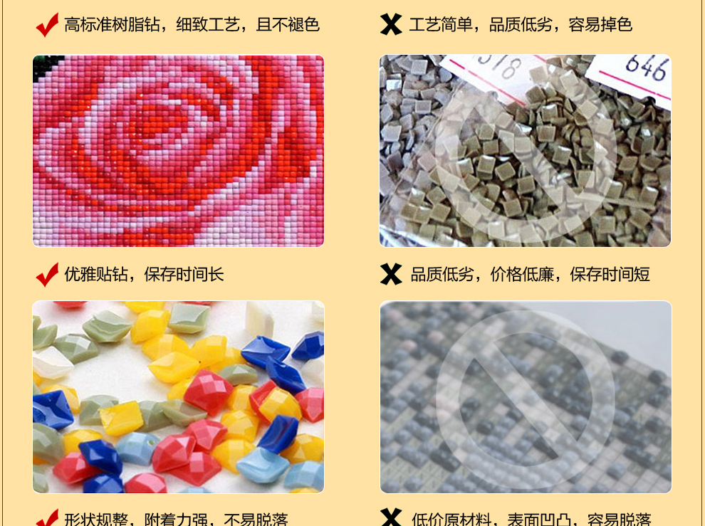 怡诺 十字绣家和万事兴客厅3D钻石画满钻  粘钻贴钻5D钻石绣点钻魔方钻圆钻方钻 魔方圆钻 160*60cm