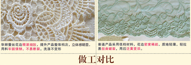 月和家思 时尚高档桌旗 桌布现代 简约蕾丝餐桌茶几桌旗 雪花秀 米色 35*200cm桌旗