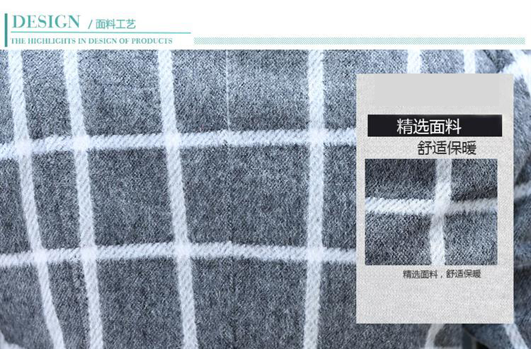 女人镜 2015韩版时尚休闲两件套#F6130  -1 黑色 XL