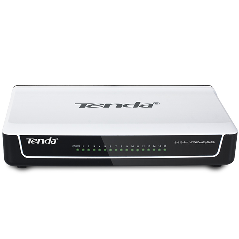 腾达（Tenda）S16 16口百兆非管理型交换机