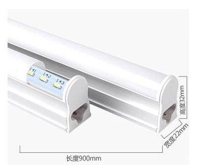纳新LED灯管T5一体化日光灯管全套支架 12W 长1.0m 白光NXTU5010-1-1
